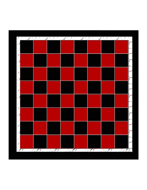 Printable Checker Board